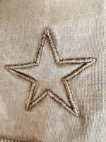 Cotton Star Sleeve T-Shirt