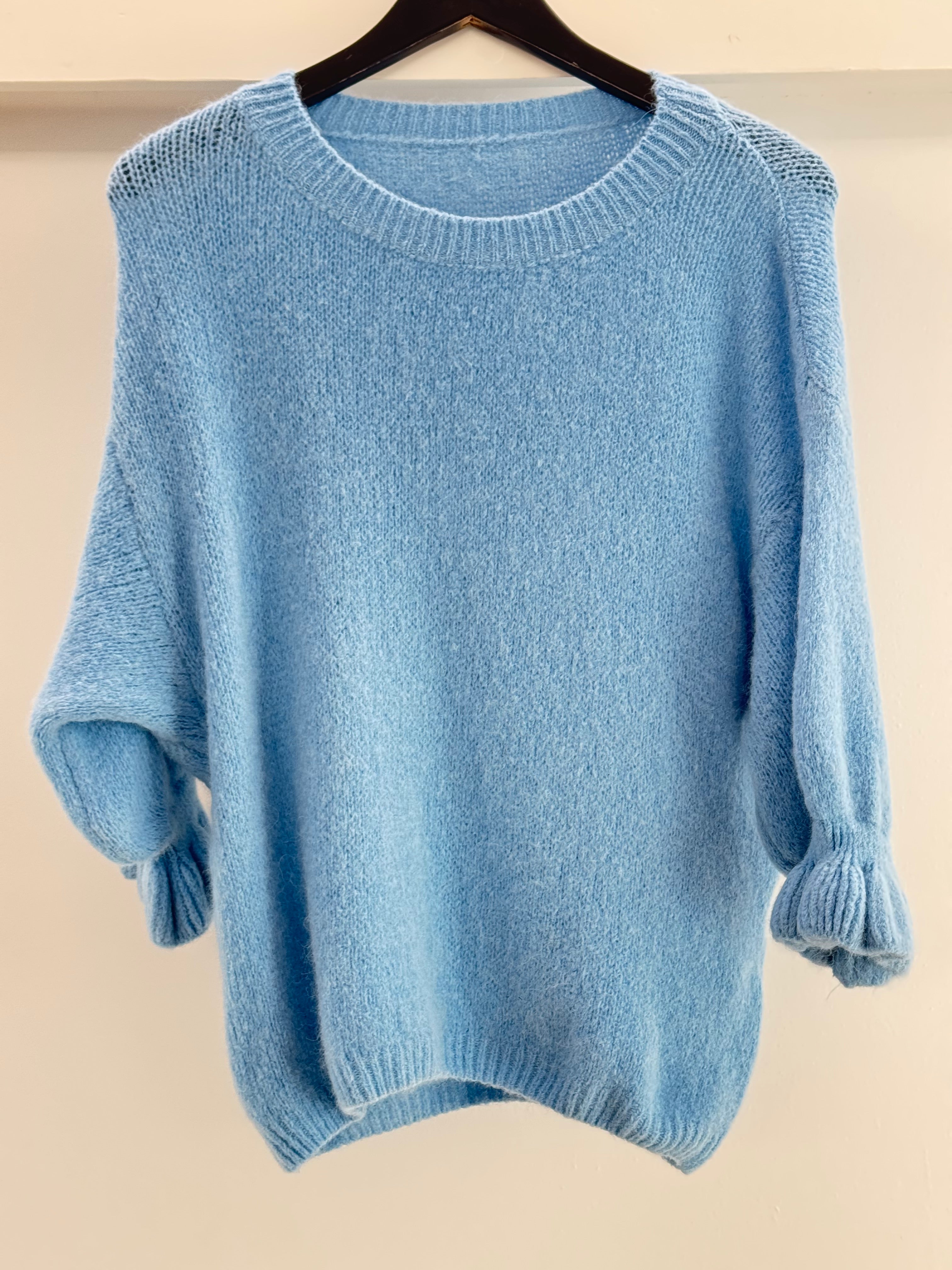 Daisy Ruffle Sleeve Jumper