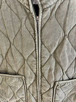 Khaki Quilted Padded Jacket