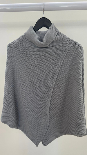 Roll Neck Wrap Jumper