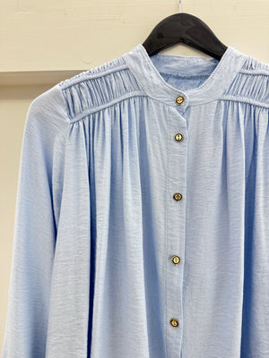 Olivia Pale Blue Blouse