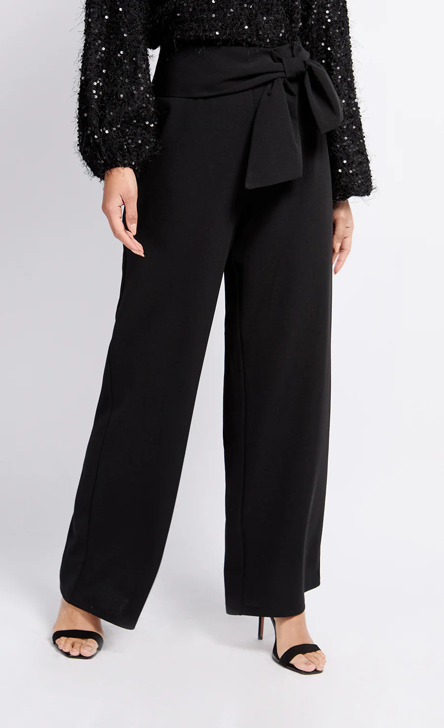 Black Tie Waist Trousers